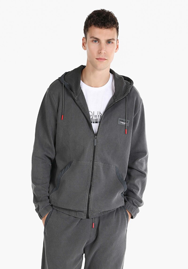 Imagine a Jachetă Gri Pentru Bărbați Regular Fit