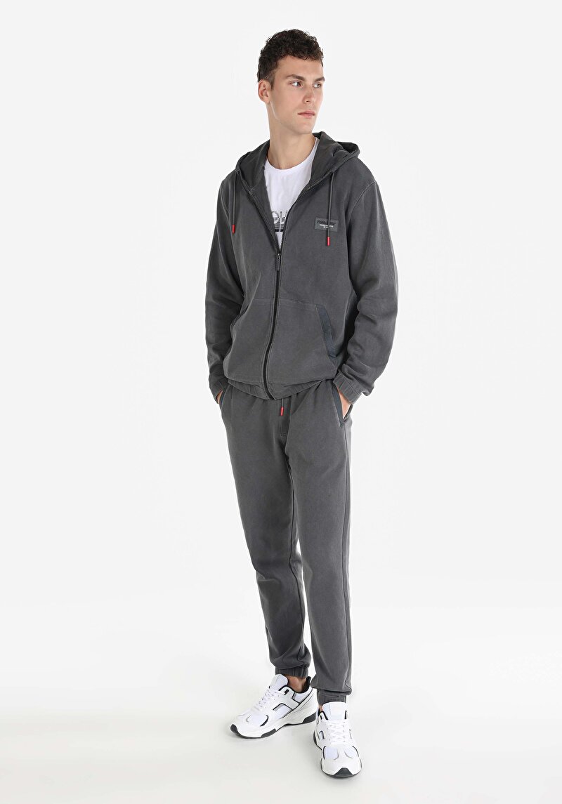 Imagine a Jachetă Gri Pentru Bărbați Regular Fit