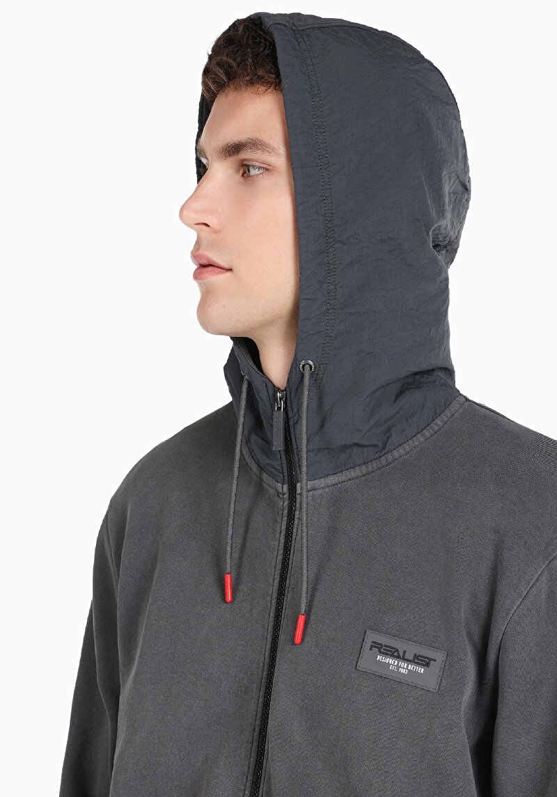 Afișați detalii pentru Jachetă Gri Pentru Bărbați Regular Fit