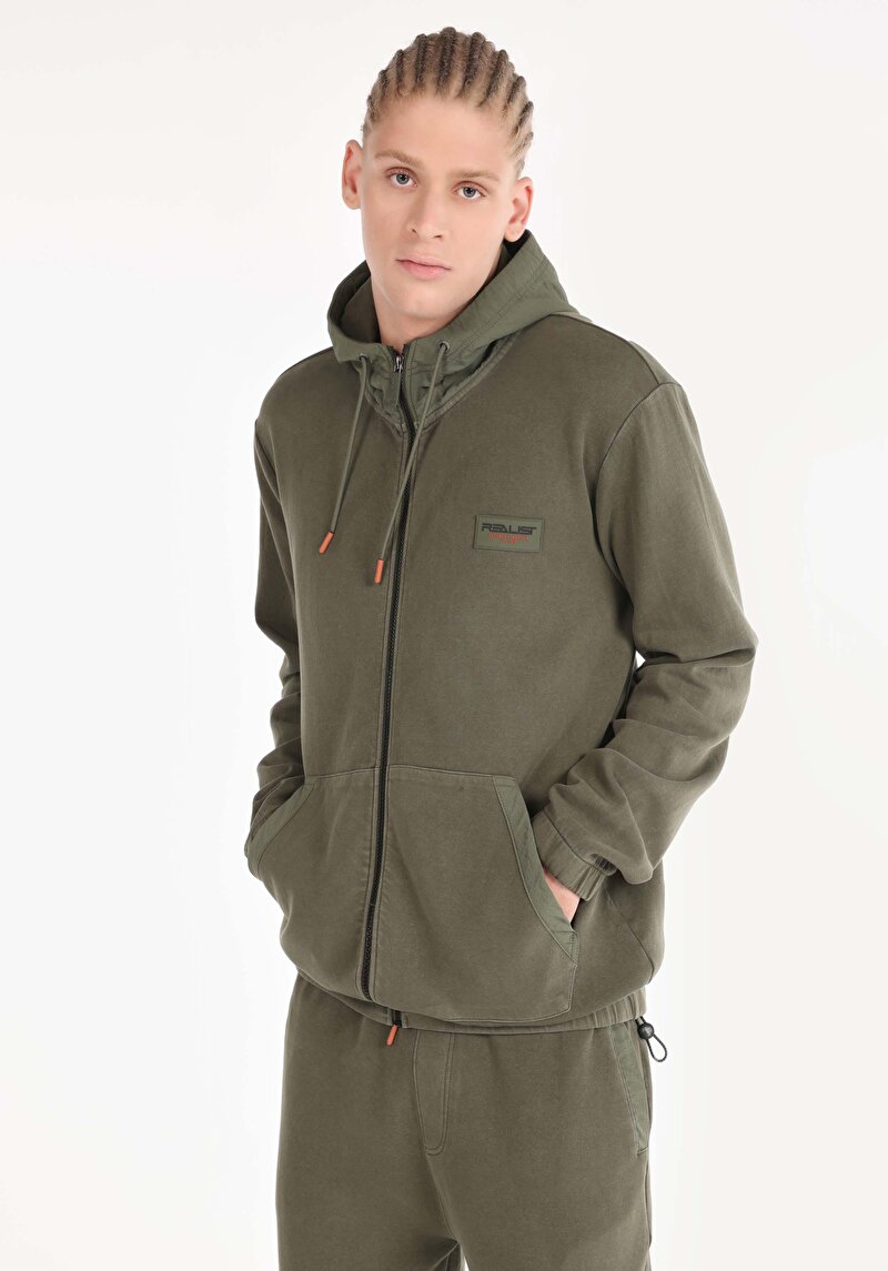 Imagine a Jacheta De Barbati Kaki Regular Fit  Cl1066268