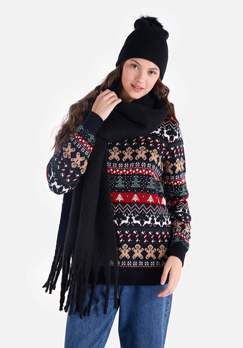 Imagine a Pulover De Dama Albastru Marin Regular Fit  Cl1066279