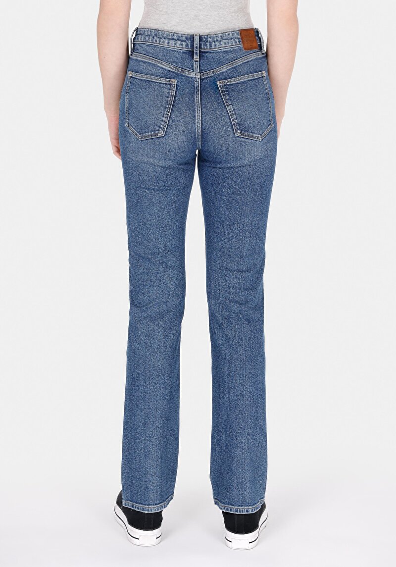 Imagine a Pantaloni De Dama Albastru Regular Fit 792 Mila Cl1072258