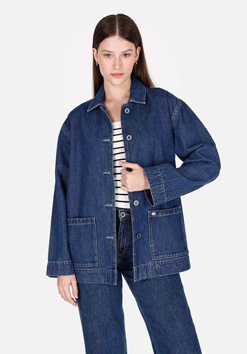 Imagine a Jacheta De Dama Denim Regular Fit  Cl1072279