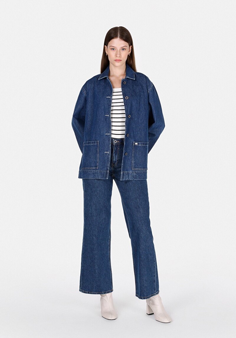 Afișați detalii pentru Jacheta De Dama Denim Regular Fit  Cl1072279