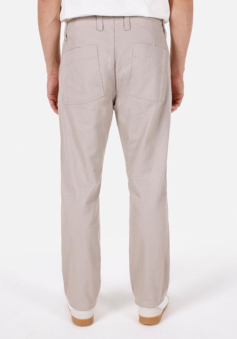 Afișați detalii pentru Pantaloni De Barbati Bej Loose Fit  Cl1072304