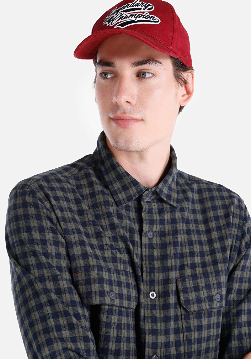 Afișați detalii pentru Camasa Cu Maneca Lunga De Barbati Kaki   Cl1064665