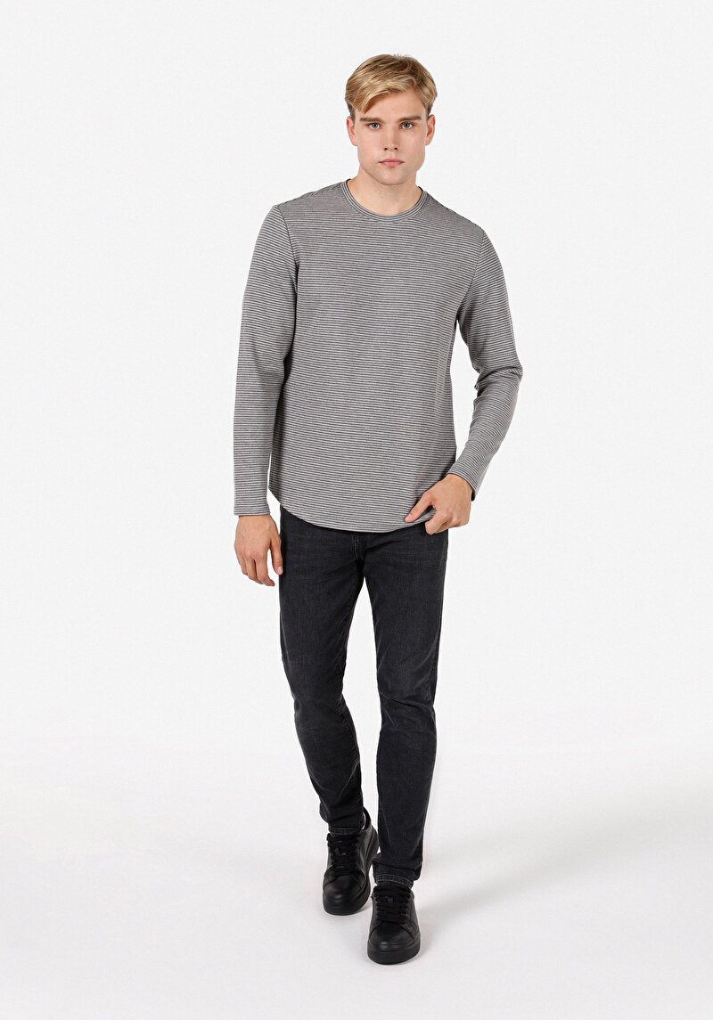 Afișați detalii pentru Tricou Cu Maneca Lunga De Barbati  Regular Fit  Cl1072310