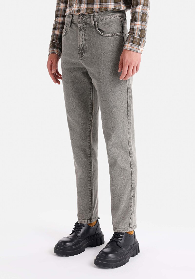 Afișați detalii pentru Pantaloni Verzi Elastici Pentru Bărbați Cu Talie Medie