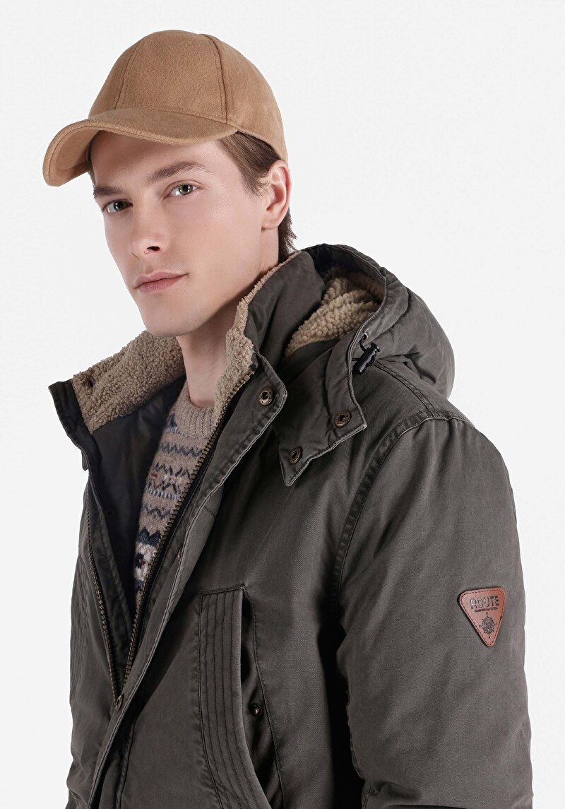 Imagine a Palton De Barbati Verde Regular Fit Cl1066368