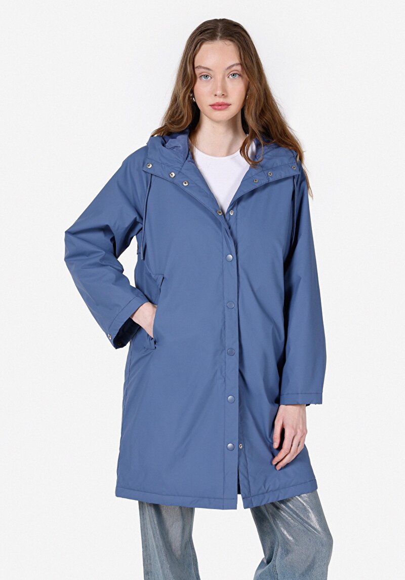 Afișați detalii pentru Jacheta De Dama Albastru Regular Fit  Cl1072349