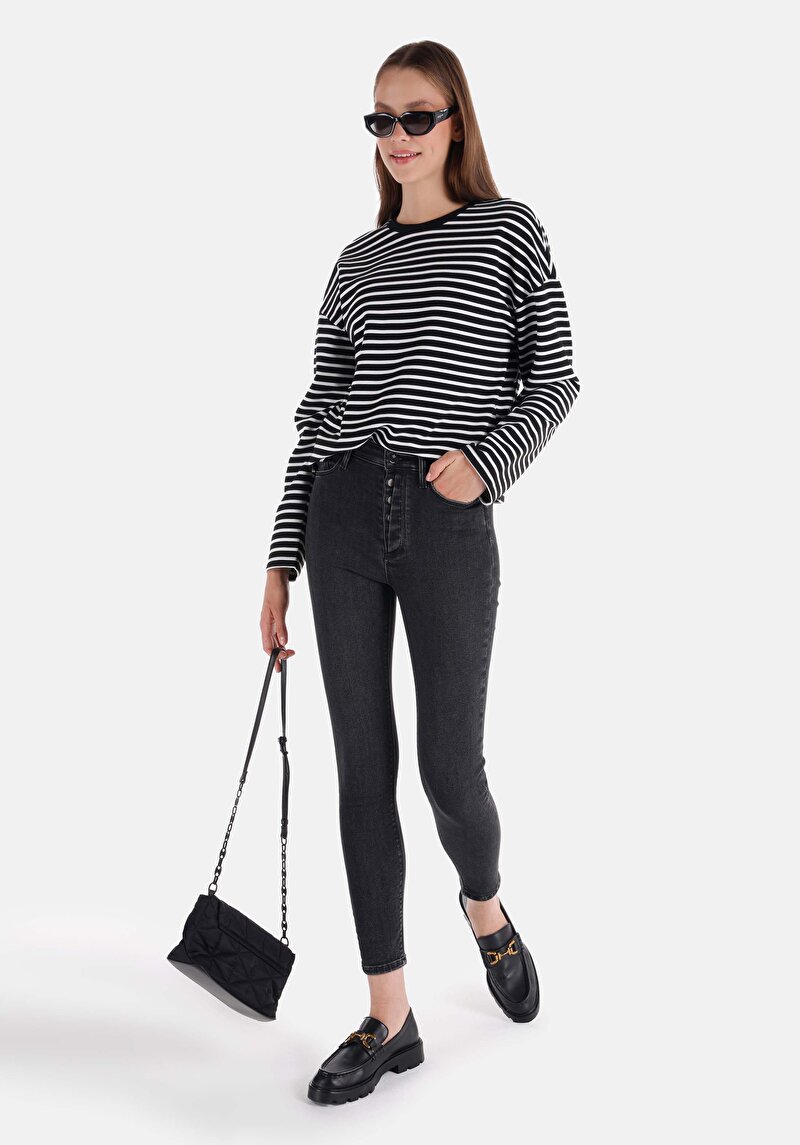 Afișați detalii pentru Pantaloni De Dama Denim Skinny Fit 759 Lara Cl1066386