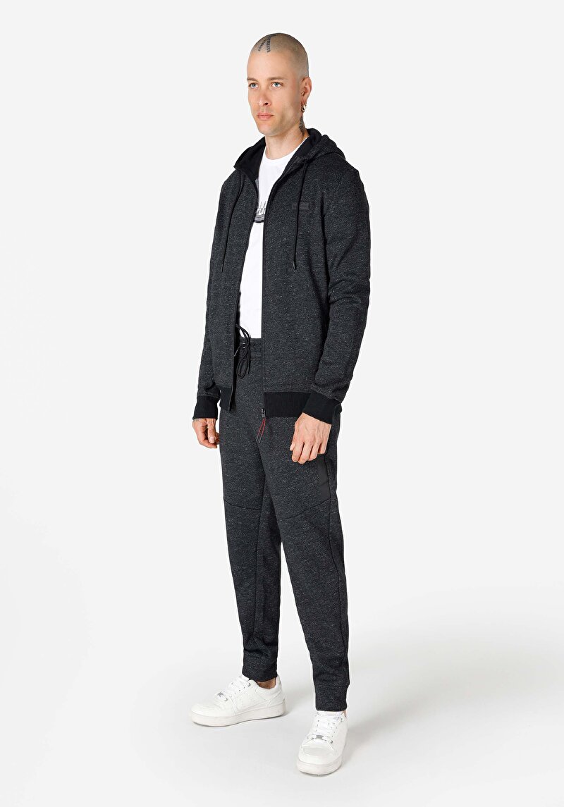 Imagine a Hanorac Slim Fit Pentru Bărbați Antracit