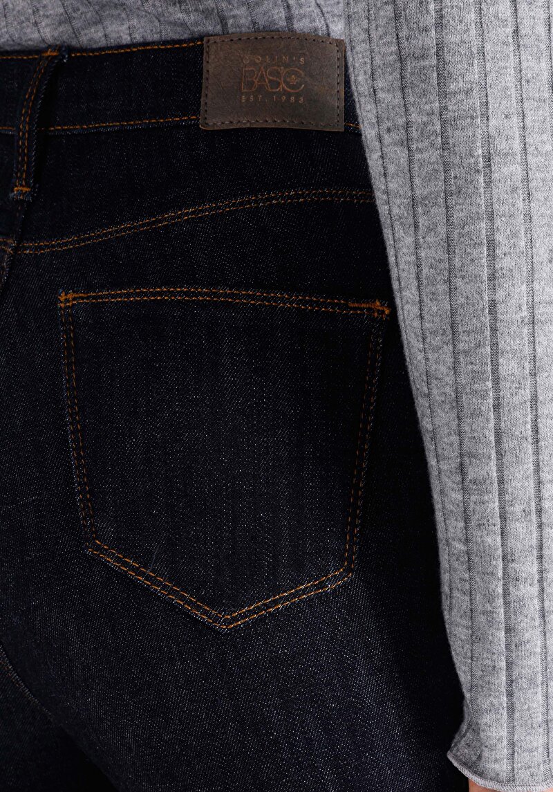 Afișați detalii pentru Skinny Fit Talie Înaltă Picior Îngust Blugi İndigo Pentru Femei