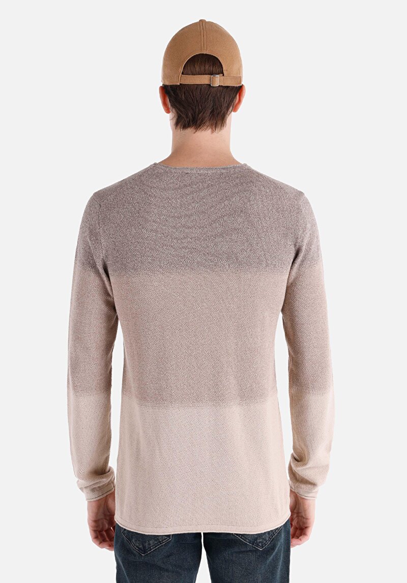 Imagine a Pulover De Barbati Bej Regular Fit Cl1064867