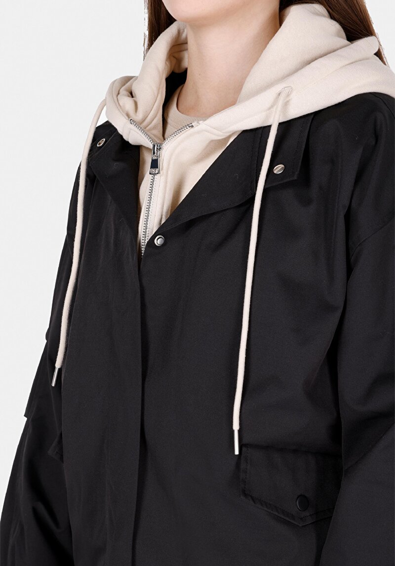 Afișați detalii pentru Jacheta De Dama Negru Regular Fit  Cl1072357