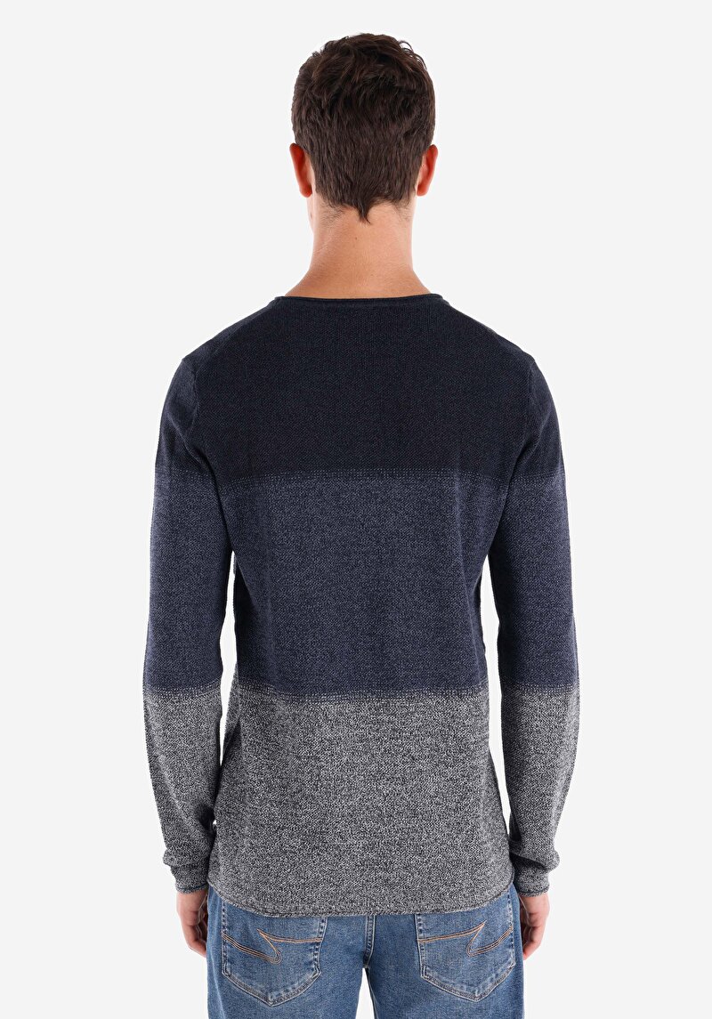 Afișați detalii pentru Pulover De Barbati Albastru Marin Regular Fit  Cl1064867