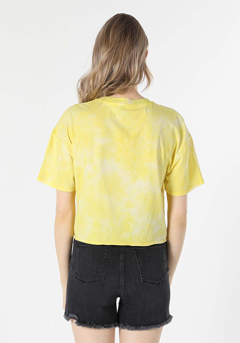 Afișați detalii pentru Tricou Cu Maneca Scurta De Dama Galben Comfort Fit  Cl1058996