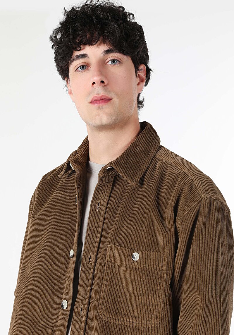 Afișați detalii pentru Camasa Cu Maneca Lunga De Barbati Maro   Cl1059760