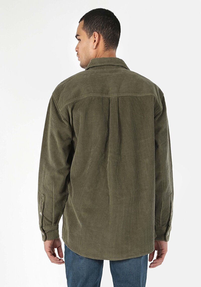 Afișați detalii pentru Camasa Cu Maneca Lunga De Barbati Kaki   Cl1059760