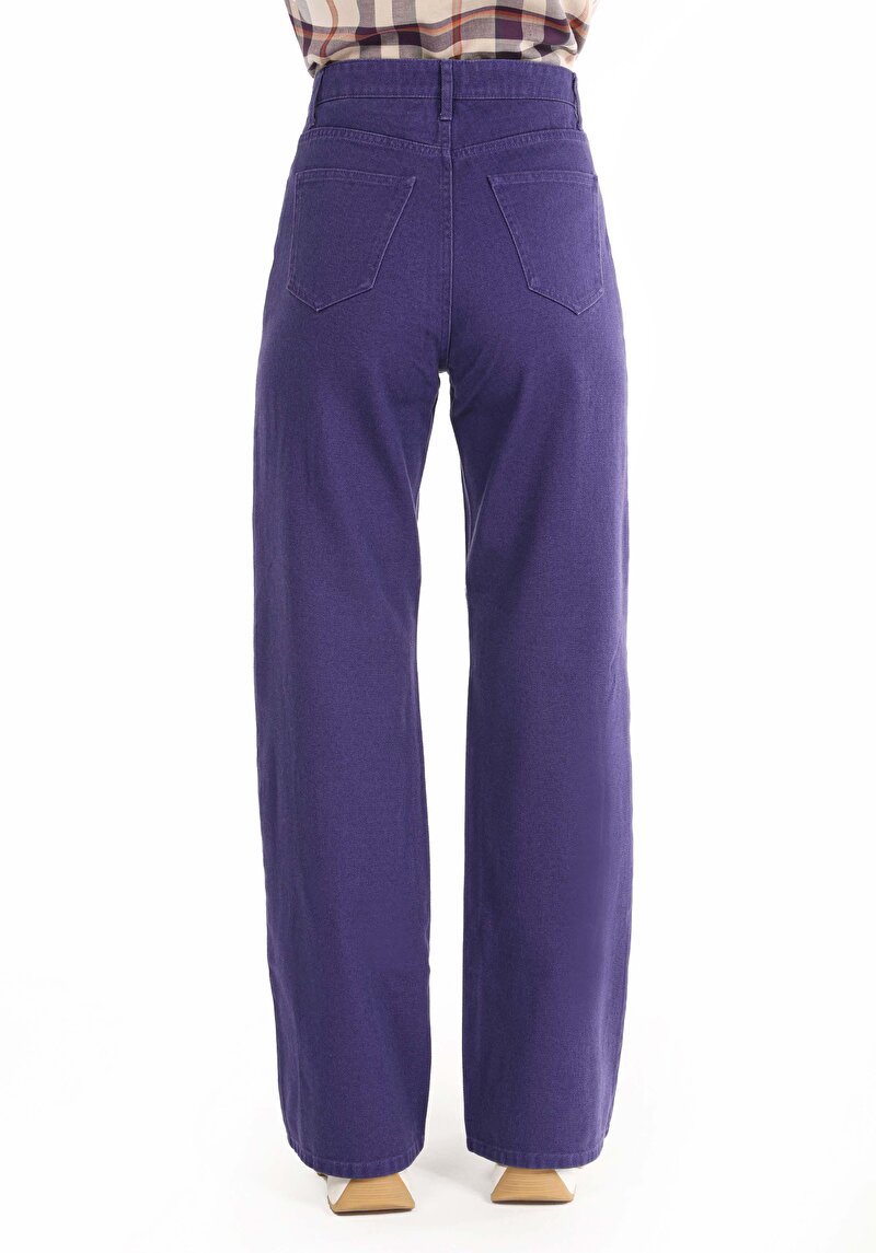 Afișați detalii pentru Pantaloni De Dama Mov Regular Fit  Cl1065019