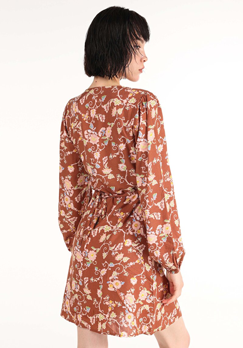 Afișați detalii pentru Rochie Multicoloră Pentru Femei Slim Fit