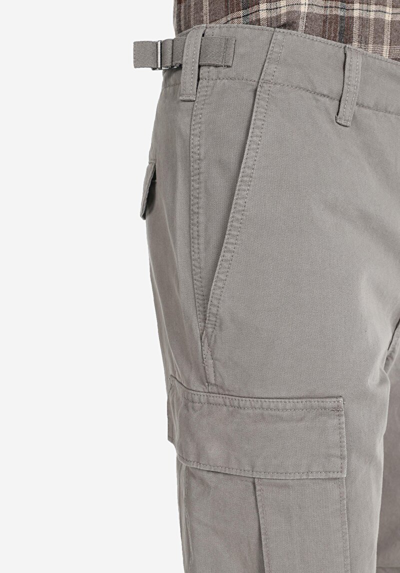 Afișați detalii pentru Pantaloni Verzi Pentru Bărbați Comfort Fit Mid Waist Straight Leg