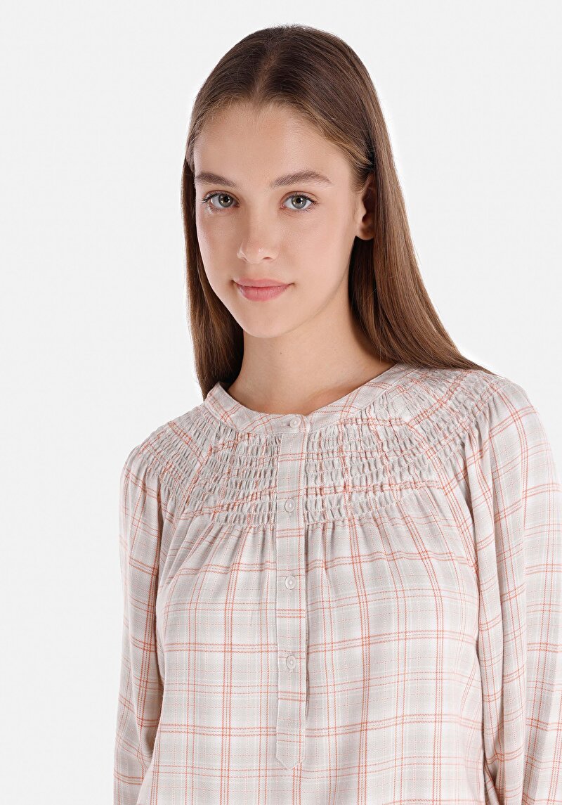 Afișați detalii pentru Bluza Cu Maneca Lunga De Dama Alb Regular Fit  Cl1065039