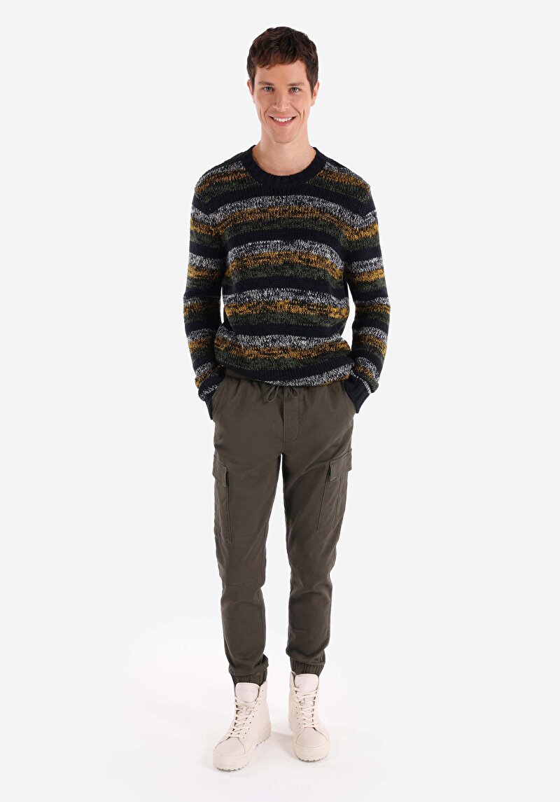 Imagine a Pantaloni De Barbati Kaki Slim Fit  Cl1066462