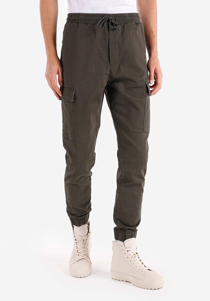 Imagine a Pantaloni De Barbati Kaki Slim Fit Cl1066462