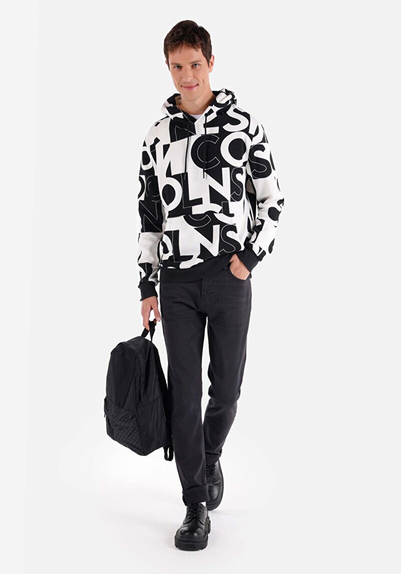 Imagine a Pantaloni Antracit Pentru Bărbați Cu Talie Medie Și Picior Drept