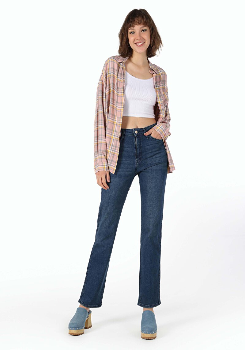 Imagine a Pantaloni De Dama Denim Regular Fit 792 Mila Cl1060416