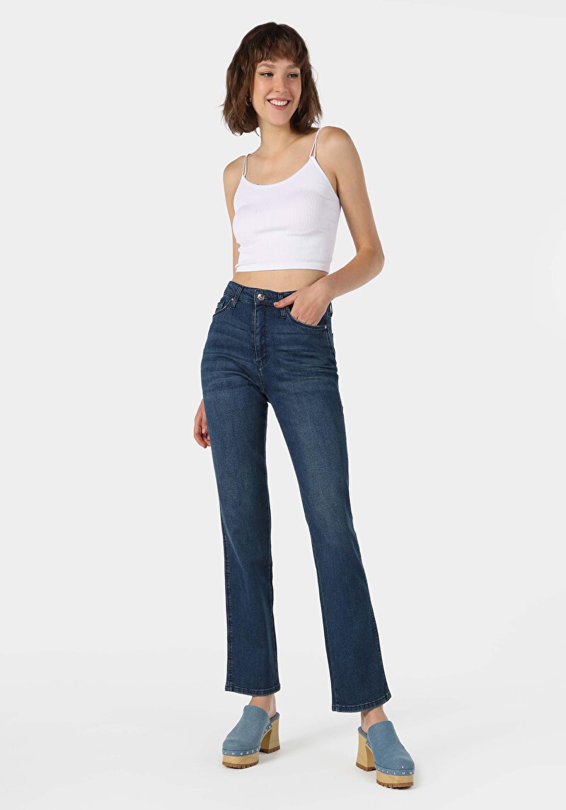 Imagine a Pantaloni De Dama Denim Regular Fit 792 Mila Cl1060416