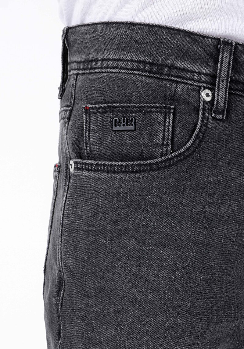 Afișați detalii pentru Pantaloni De Barbati Albastru Straight Fit 044 Karl Cl1068571