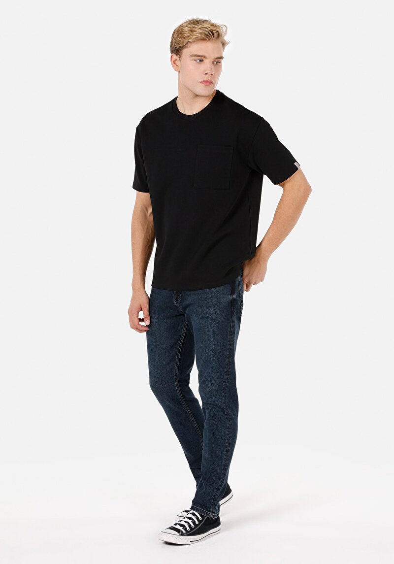 Afișați detalii pentru Pantaloni De Barbati Albastru Regular Fit 067 Jack Cl1071303