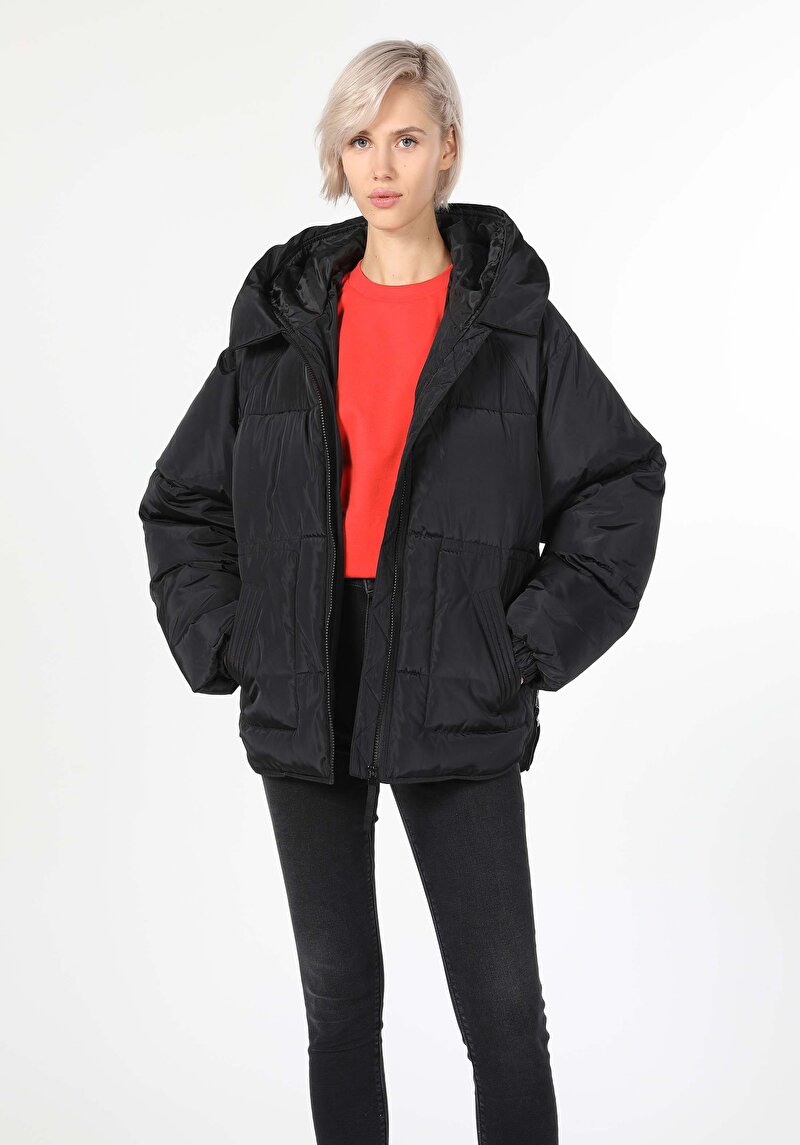 Imagine a Jacheta De Dama Negru Regular Fit  Cl1060936