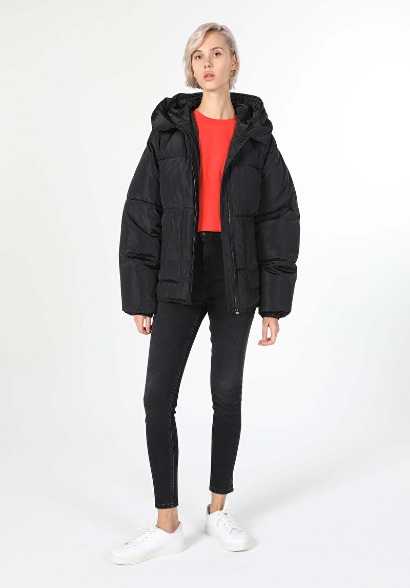 Afișați detalii pentru Jacheta De Dama Negru Regular Fit  Cl1060936