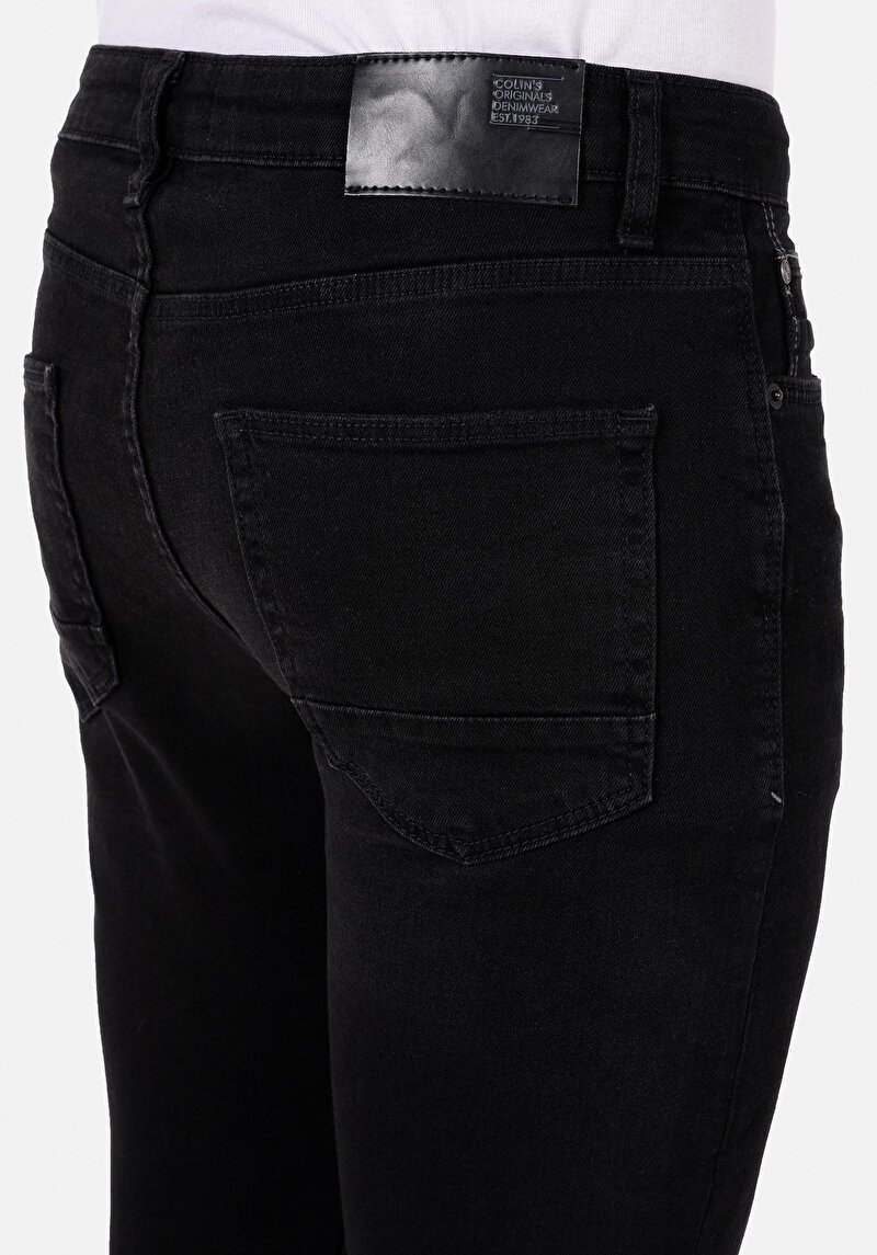 Afișați detalii pentru Pantaloni De Barbati Negru Skinny Fit  Cl1071310