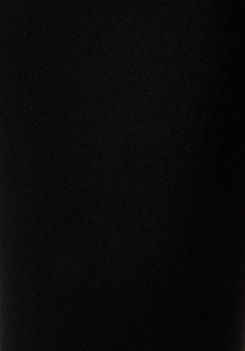 Afișați detalii pentru Colanți Tricotați Negri Pentru Femei Slim Fit Rise Waist