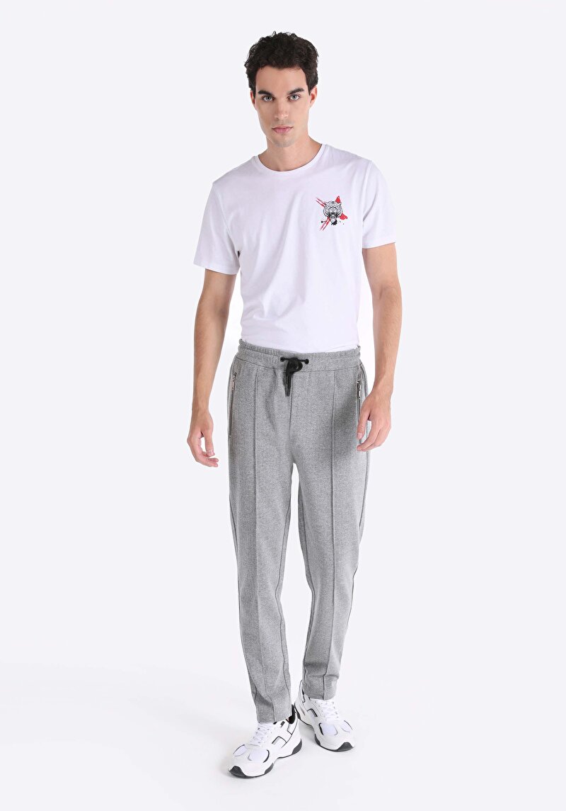 Imagine a Pantaloni De Trening De Barbati Gri Slim Fit  Cl1065130