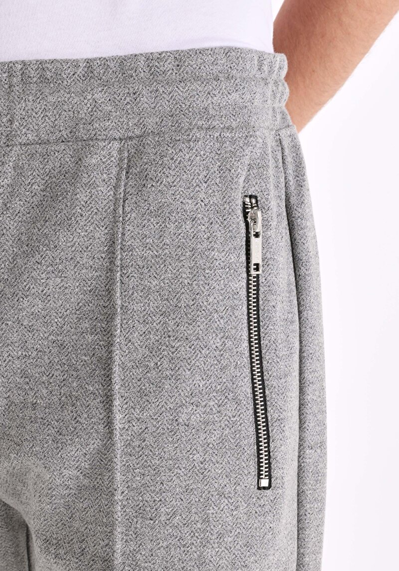 Afișați detalii pentru Pantaloni De Trening De Barbati Gri Slim Fit  Cl1065130