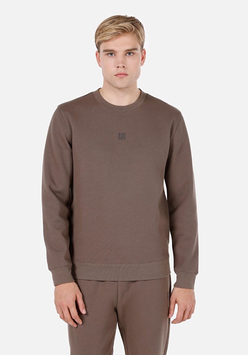 Imagine a Hanorac / Bluza De Barbati Maro Regular Fit  Cl1072473