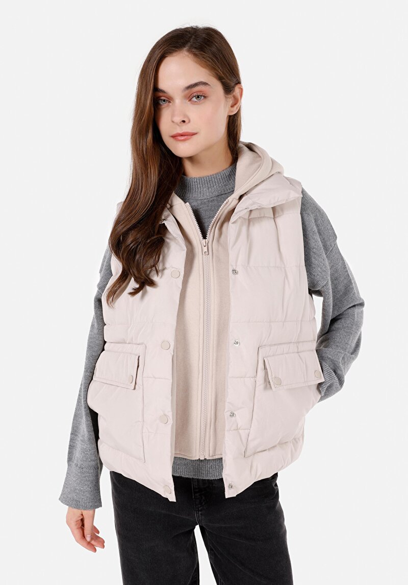 Imagine a Vesta De Dama Bej Regular Fit  Cl1070319