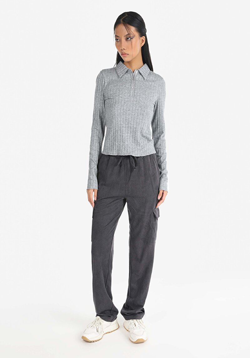 Afișați detalii pentru Tricou Cu Maneca Lunga De Dama  Slim Fit  Cl1065155