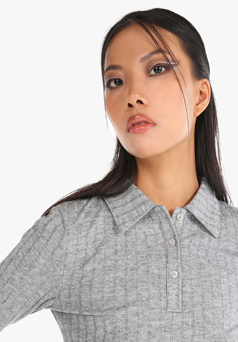 Afișați detalii pentru Tricou Cu Maneca Lunga De Dama  Slim Fit  Cl1065155