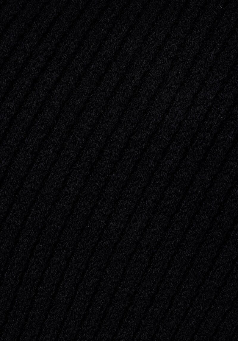 Afișați detalii pentru Pulover Negru Pentru Bărbați Cu Gât Rotund Regular Fit