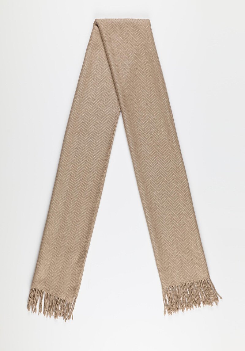 Imagine a Esarfa De Dama Bej Modern Fit  Cl1061314