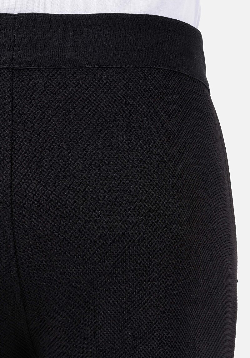 Afișați detalii pentru Pantaloni De Trening Negri Pentru Bărbați Slim Fit Mid Waist Straight