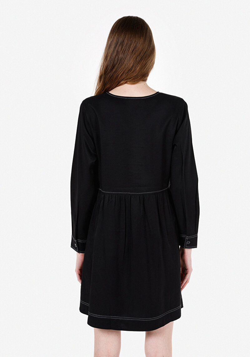 Afișați detalii pentru Rochie De Dama Negru Regular Fit  Cl1072482