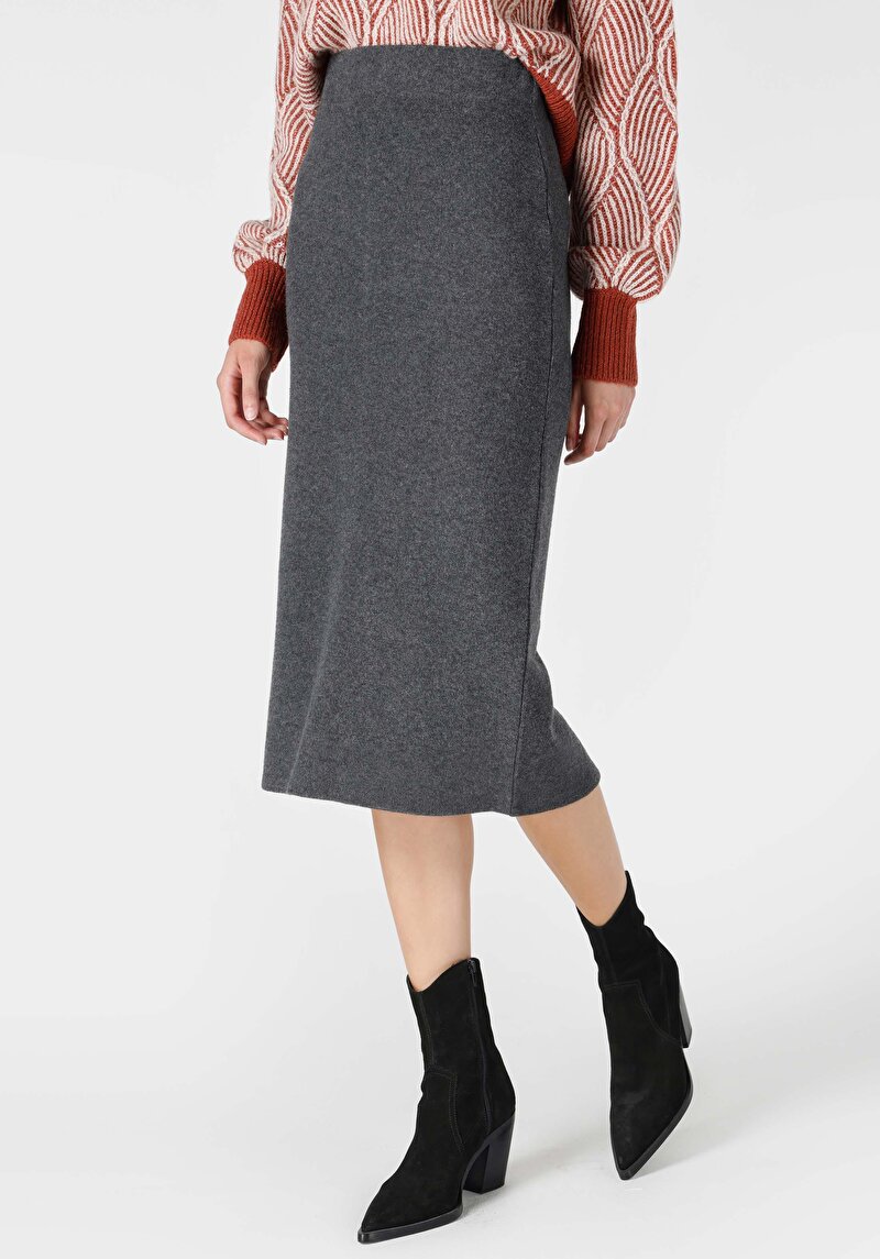 Afișați detalii pentru Fusta De Dama Antracit Slim Fit  Cl1065208