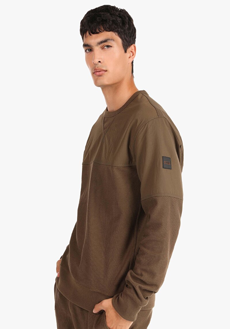 Imagine a Hanorac Verde Pentru Bărbați Regular Fit